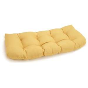   by 42 Inch by 5 Inch All Weather UV Resistant Love Seat Cushion, Lemon