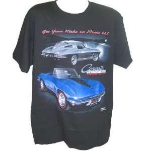  Andys Tee Shirts 9245xl Vette Sting Ray 63 67 Blk 