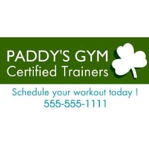  3x6 Vinyl Banner   Gym Certified Trainers 