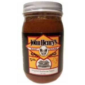 John Henrys East Texas Original BBQ Sauce   16 Ounce (3 Pack)  