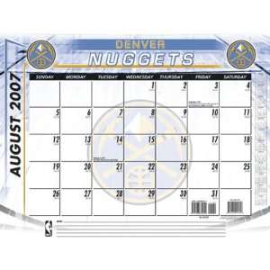   Nuggets 2007   2008 22x17 Academic Desk Calendar