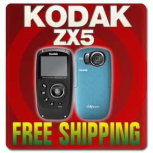 Kodak PLAYSPORT Zx5 Video Camera (Aqua) 041771191856  