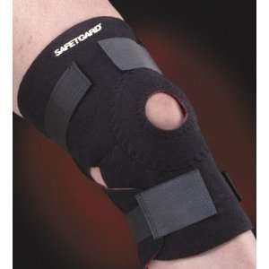  Neoprene Open Knee Support with Compression Straps Sports 