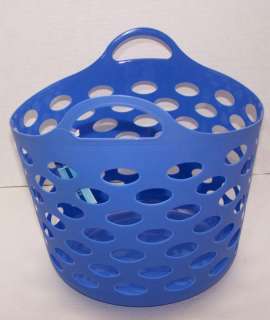 Plastic Dorm Room Toys Organizer Storage Laundry Basket  