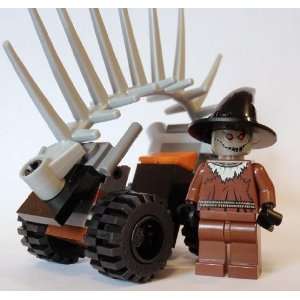  Scarecrow  Lego Batman Minifigure and Spike Cycle Toys 