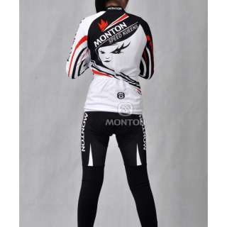 Long Sleeved&Pant Women Cycling Jersey+Shorts Sport Clothes Bicycle 
