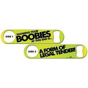   Opener Boobies A Form of Legal Tender   Neon Yellow 
