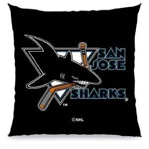  San Jose Sharks 18in Toss Pillow
