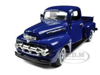 1951 FORD F 1 PICKUP TRUCK DARK BLUE 132 MODEL CAR by SIGNATURE 