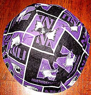Northwestern University wildcats kippah sports yarmulke  