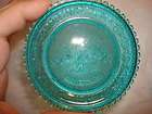 Pairpoint Cup Plate   PRINCETON   w/TREE in CENTER   TEAL COLOR