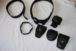 Security / Police Utility Belt, Accessories, and Regular Belt  