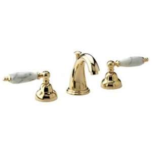   Faucets K158B Phylrich Lavatory carrara Marble Polished Brass Antiqued