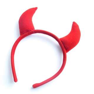 Red Devil Horns Party Night Halloween Costume Accessory  