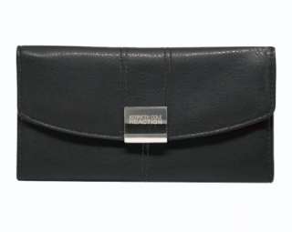 KENNETH COLE REACTION WOMENS LEATHER TRIFOLD WALLET NEW IN BOX GREAT 