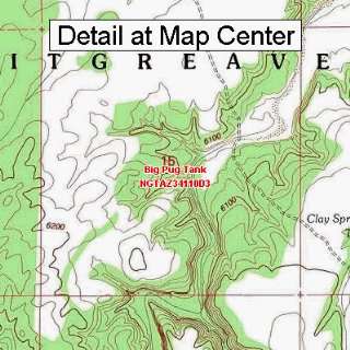  USGS Topographic Quadrangle Map   Big Pug Tank, Arizona 