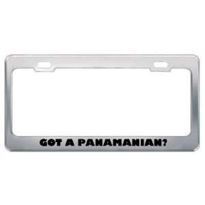 Got A Panamanian? Nationality Country Metal License Plate Frame Holder 