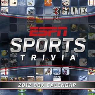 ESPN Sports Trivia 2012 Desk Calendar  