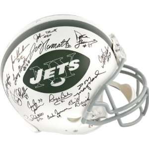 1969 New York Jets Team Autographed Pro Line Helmet  Details 23 
