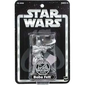  Star Wars Convention Exclusive Silver Boba Fett with Star 