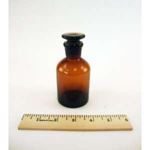  Reagent Bottle, Amber Glass, Narrow Mouth, 125ml / 4 Oz 