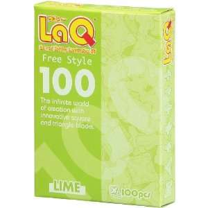 Original Laq Puzzle Play Set Free Style 100 Lime Pc 