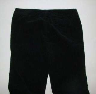 Girls CHAPS Black Corduroy Pants Size 12  