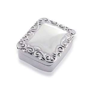   Silver Engraved Pill Box  Arts, Crafts & Sewing