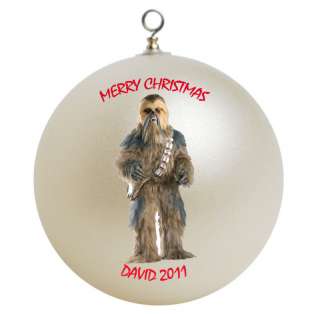 Personalized Star Wars Chewbacca Christmas Ornament  