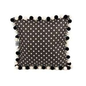  Town and Country Dot Pillow w/fringe