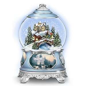   Thomas Kinkade We Wish You a Merry Christmas Snow Globe Everything