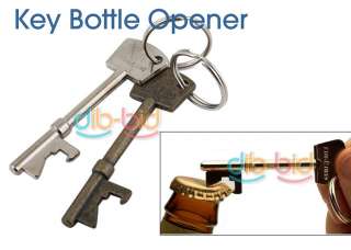 New Bottle Opener Key Ring Keyring Chain Metal Bar Tool  