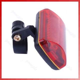 Bicycle 5 LED Rear Tail Red Bike Torch Back Light Lamp  