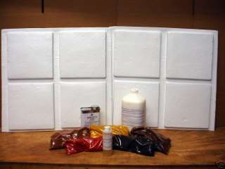 MAKE 12x12 MEXICAN TILE FOR PENNIES  8 MOLDS & SUPPLIES  