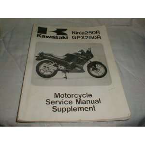  Kawasaki Ninja 250R GPZ 250R Motorcycle Service Manual 