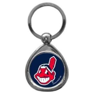 Cleveland Indians High Polish Chrome Key Tag   MLB Baseball   Fan Shop 