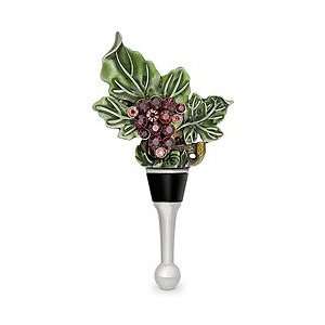  Crystal Grapes Wine Stopper