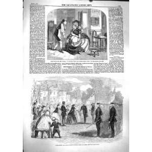  1860 SCENE DRAMA ILL WIND ADELPHI THEATRE KENT RIFLES 