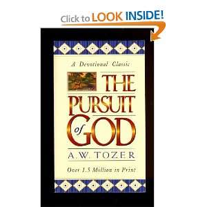  The Pursuit of God (9780875097015) A. W. Tozer Books