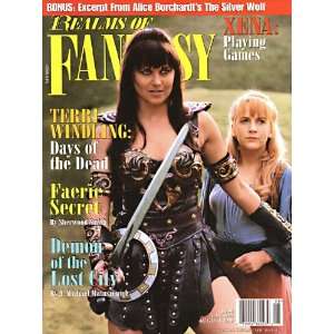  Realms of Fantasy Magazine   Xena (Volume 4, No. 6) staff 
