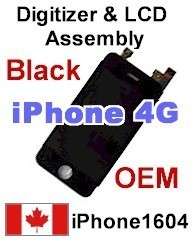 iPhone 4 4G LCD Touch Digitizer Screen Assembly Canada  
