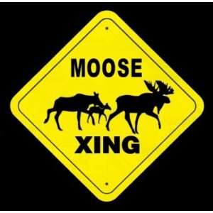 Moose Xing Sign Patio, Lawn & Garden