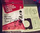 Hoover Type J Canister Vacuum Cleaner Bags 4 Pack New I