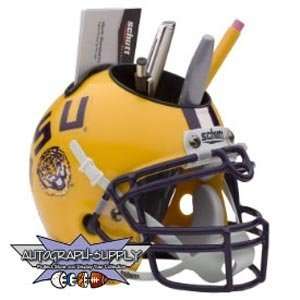  LSU Tigers Mini Helmet Desk Caddy (Quantity of 1) Sports 