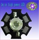 1pcs 1W UV ultraviolet high power LED Lamp bright 1watt purple Light