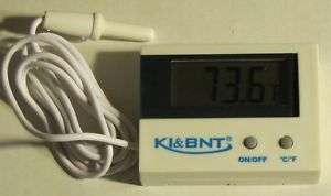 Digital thermometer lab freezer outdoor cable F/C New  