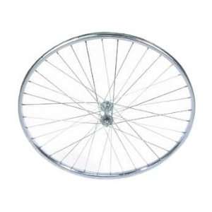   Bicycle 24 x 1 3/8 Steel Front Wheel 80g Chrome