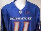   Mens Nike BOISE STATE Broncos SEWN ON Blue # 11 Football Jersey XL $80