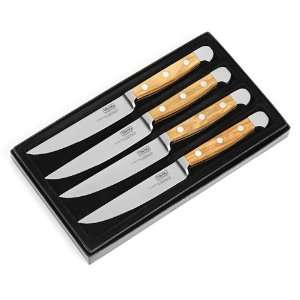 Viking Stainless Steel 5 Inch Steak Knife Set with Gift Box   Set of 4