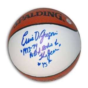   DiGregorio Signed Mini Basketball 1973 74 NBA ROY 